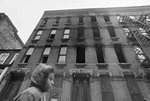 Burned Apartment Building in Harlem