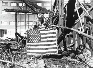 Burned Ruins Of Air Force ROTC At University Of Kentucky