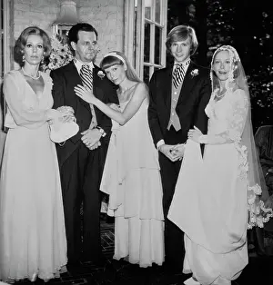 Huty33498 Prints: Burnett, Dooley, Farrow, Christopher And Stryker On Set A Wedding