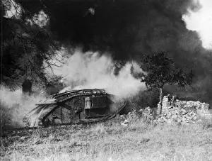 Burning Tank