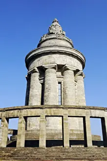 Memorials Prints: Burschenschaftsdenkmal fraternity monument on the Goepelskuppe peak
