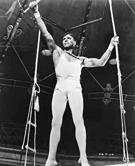 Trapeze Prints: Burt Lancaster In Movie/On Trapeze