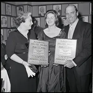 Burt Lancaster Receiving New York Film Critics Award
