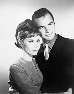 Burt Reynolds Embracing Judy Carne