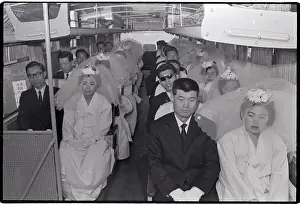 Bus Full Of Brides And Grooms