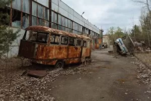 Eerie, Haunting, Abandon, Chernobyl Gallery: no bus service