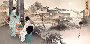 Gardener Prints: Bush Clover at Ryūganji Temple, Kameido