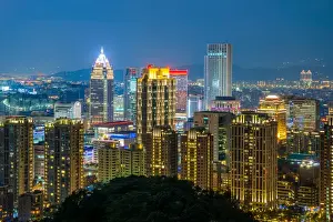 Taipei Prints: Business district in Taipei