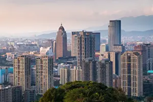 Business district in Taipei