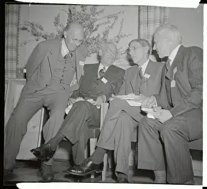 Conant Prints: Business Execs Sitting at Luncheon