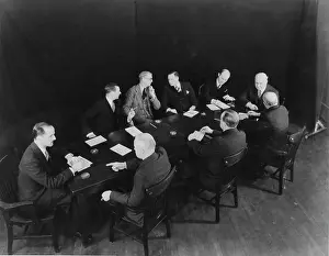 Desk Prints: Business Meeting