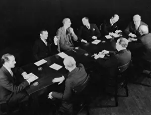 Desk Prints: Business Meeting