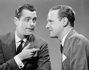Two businessmen in meeting
