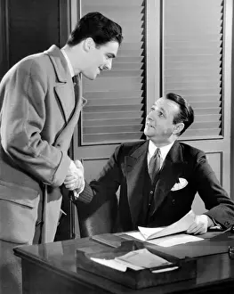 Businessmen shaking hands