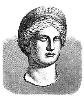 Images Dated 30th April 2019: Bust of the goddess Hera