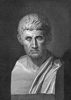 Full Face Prints: Bust Of Greek Philosopher Aristotle
