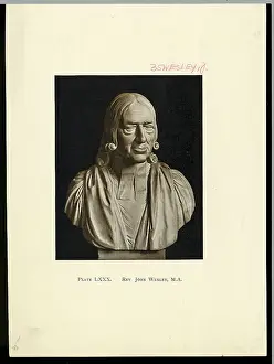 Founder Prints: Bust Of Reverend John Wesley