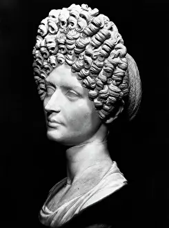Nobles Prints: Bust Of A Roman Aristocrat'S Hairstyle