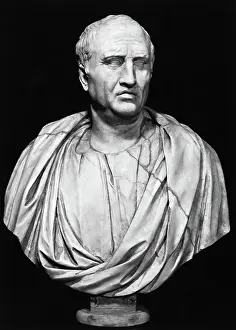 Sculpture Bust Prints: Bust Of Roman Orator Cicero