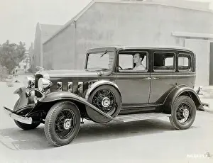 Movie Studio Prints: Buster Keaton Driving His 1932 Chevrolet