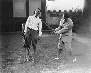 Buster Keaton And Gene Sarozen