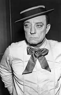 Boater Prints: Buster Keaton Looking Grim