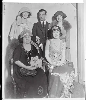 Buster Keaton with Talmadge Women