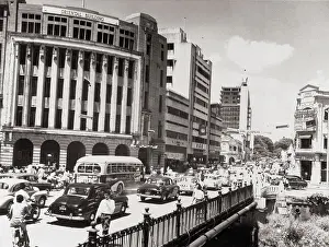 Kuala Lumpur Prints: Bustling City Street