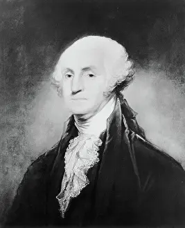 Gilbert Stuart Prints: Bust=Style Painting Of George Washington