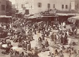 Busy Prints: Busy Bazaar in Jaffa