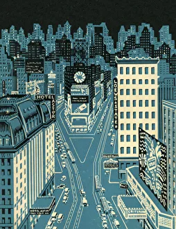 Traffic Gallery: Busy City at Night