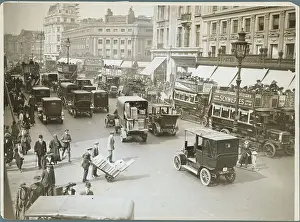 Oxford Street Prints: Busy London Street