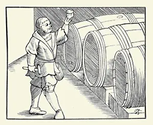 Barrels Prints: Butler at his Duties