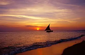 Zanzibar Prints: Butre at sunset