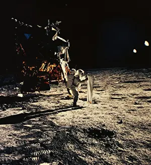 Buzz Aldrin on the Moon