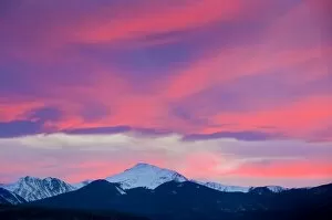 Images Dated 31st January 2012: Byers Peak, Colorado mountains, sunset