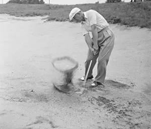 Byron Nelson Blasting out of Sand Trap