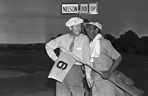 Byron Nelson Talking with Caddy