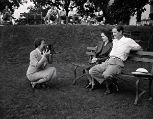 Flushing Prints: Byron Nelson's Mother Photographing Byron Nelson and Wife