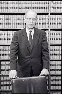 Byron R Prints: Byron White Justice Before Law Books