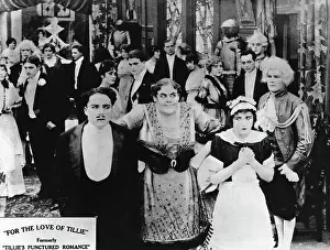 1910s Style Prints: C Chaplin/M Dressler/M Normand In Movie
