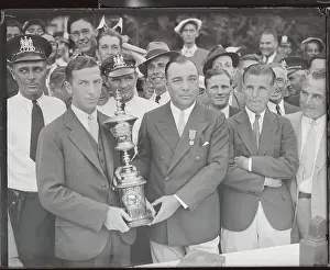 Baltimore Prints: C. Ross Somerville Receiving Trophy