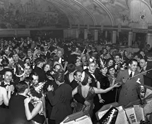 New Years Eve Prints: Cab Calloway Leads Orchestra at New Year's Ball