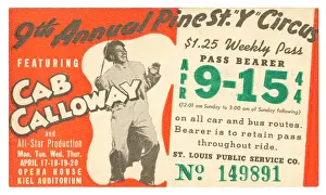 Louis Prints: Cab Calloway Transit Pass