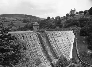 Wales Black Prints: Caban Coch Dam