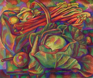 Cabbage Prints: Cabbage And Rhubarb (Savoy Green), 1929 (1930)