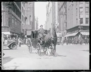 Cabby Driving His Horse