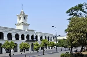 Cabildo, former seat of the colonial government in Salta, Argentina, South America