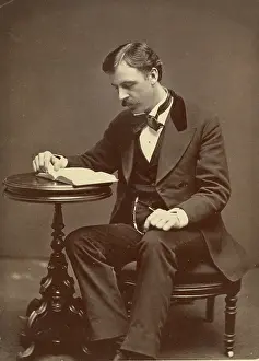 Time Captured: Vintage Art: Cabinet Card Portrait of Scholarly Man, Chicago, circa 1880s