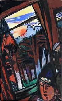 Beckmann Prints: Cable Car In Baden-Baden (Mountain Railway In Colorado)